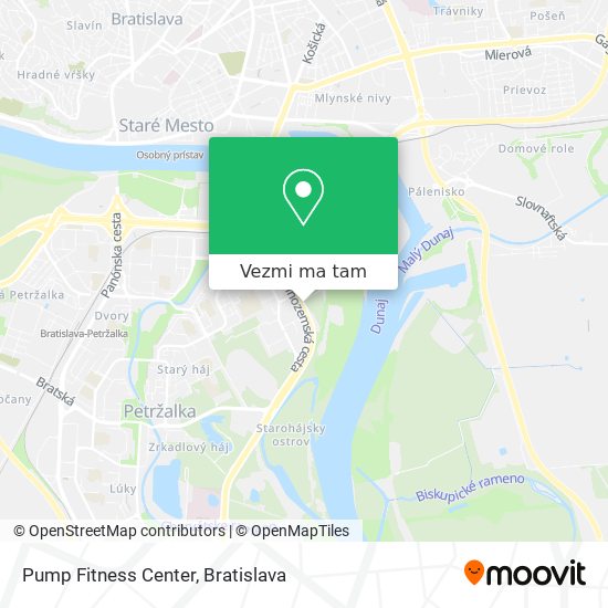 Pump Fitness Center mapa