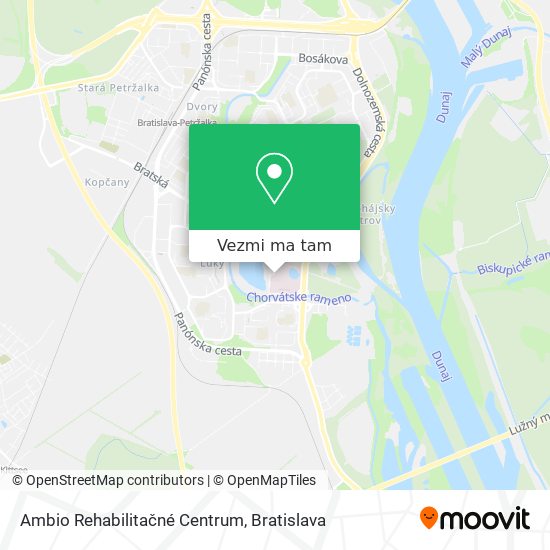 Ambio Rehabilitačné Centrum mapa