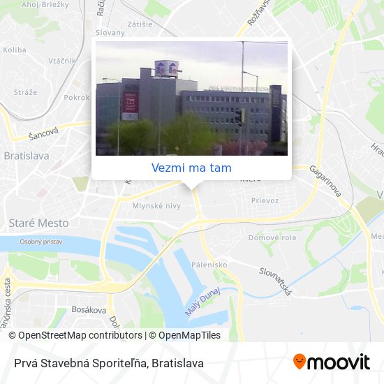 Prvá Stavebná Sporiteľňa mapa