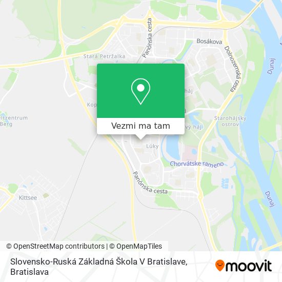 Slovensko-Ruská Základná Škola V Bratislave mapa