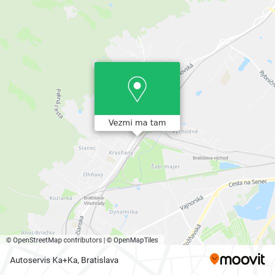 Autoservis Ka+Ka mapa