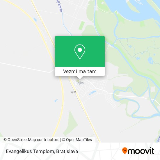 Evangélikus Templom mapa