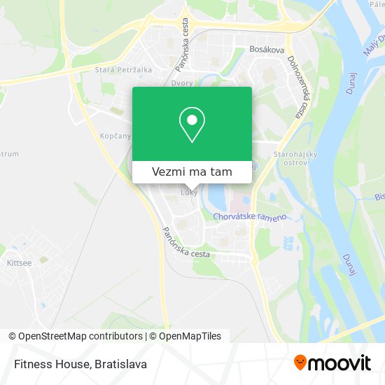 Fitness House mapa