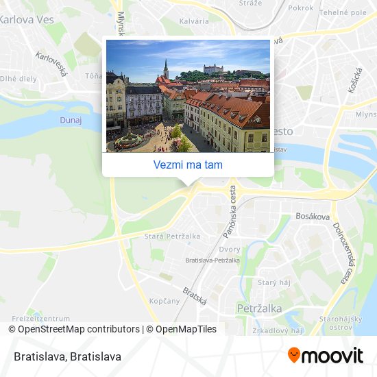 Bratislava mapa