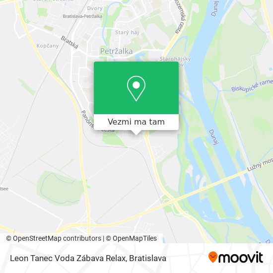 Leon Tanec Voda Zábava Relax mapa