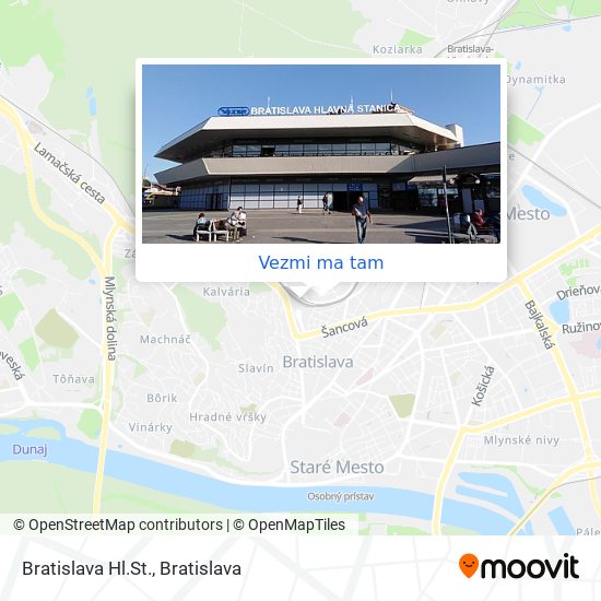 Bratislava Hl.St. mapa