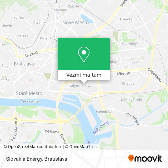 Slovakia Energy mapa