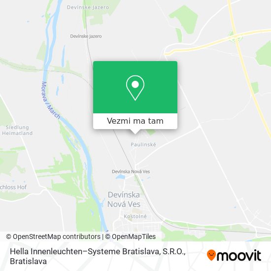 Hella Innenleuchten–Systeme Bratislava, S.R.O. mapa