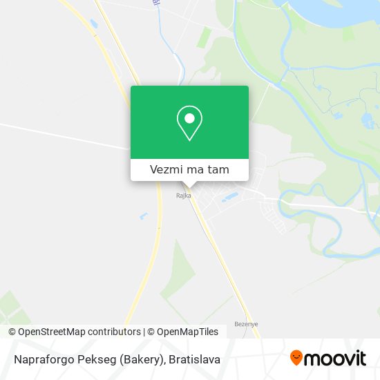 Napraforgo Pekseg (Bakery) mapa