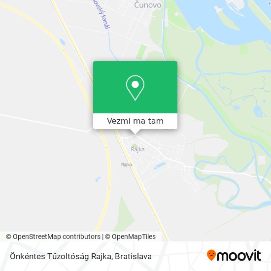 Önkéntes Tűzoltóság Rajka mapa