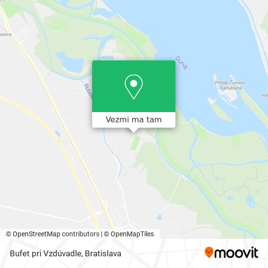 Bufet pri Vzdúvadle mapa