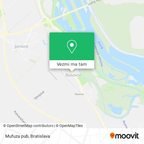 Mufuza pub mapa