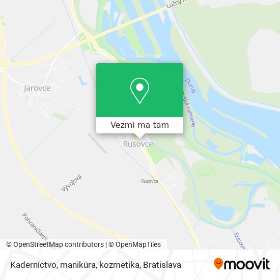 Kaderníctvo, manikúra, kozmetika mapa