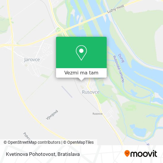 Kvetinova Pohotovost mapa