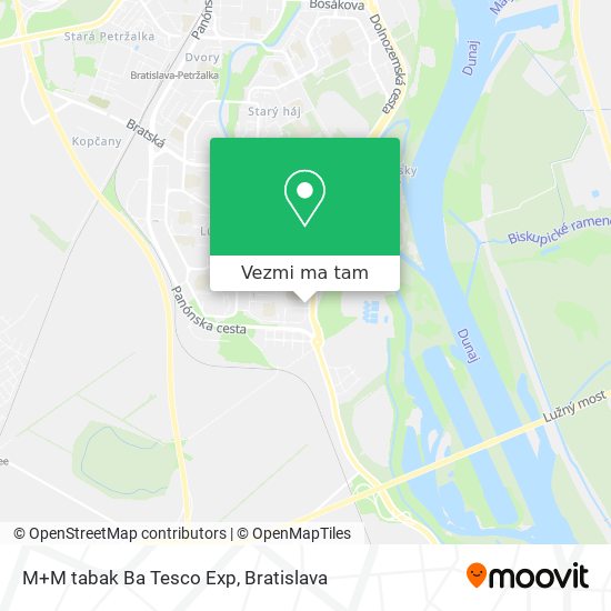 M+M tabak Ba Tesco Exp mapa