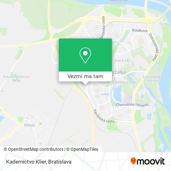 Kaderníctvo Klier mapa