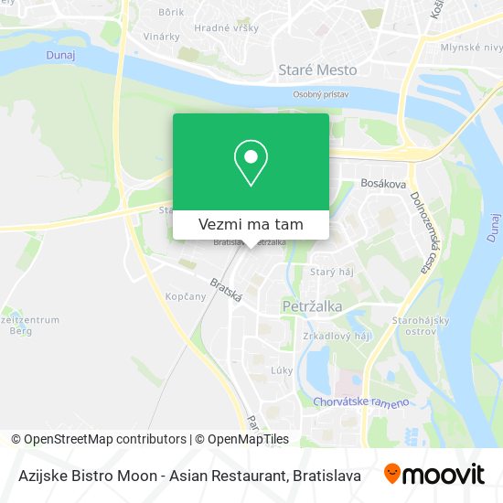 Azijske Bistro Moon - Asian Restaurant mapa