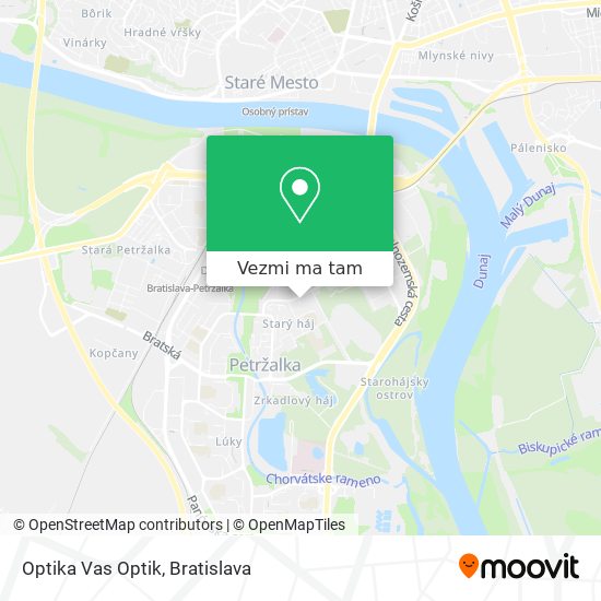 Optika Vas Optik mapa