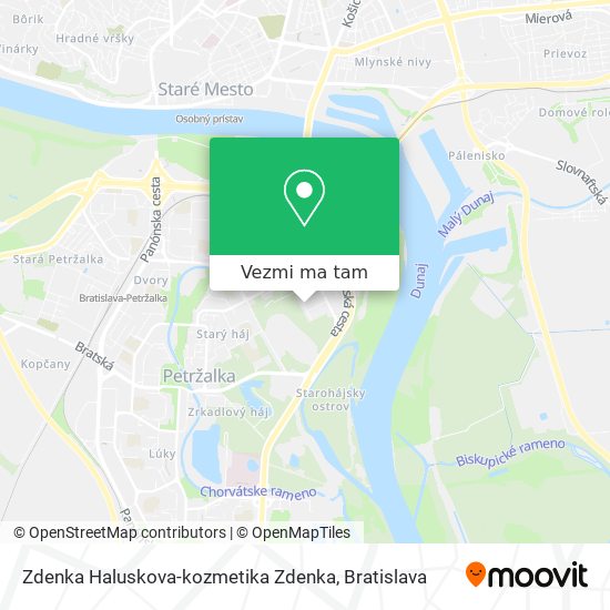 Zdenka Haluskova-kozmetika Zdenka mapa