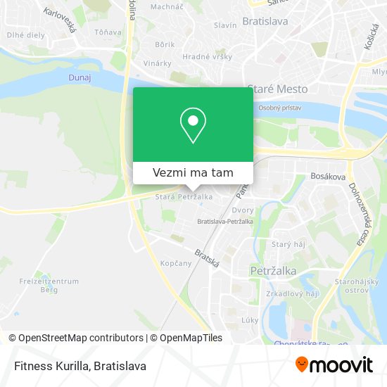 Fitness Kurilla mapa