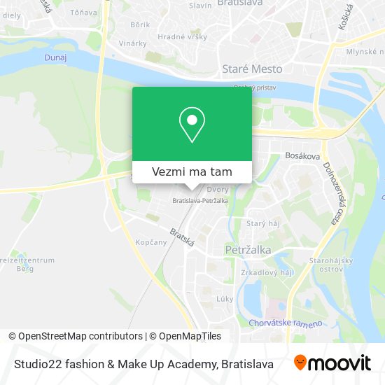 Studio22 fashion & Make Up Academy mapa