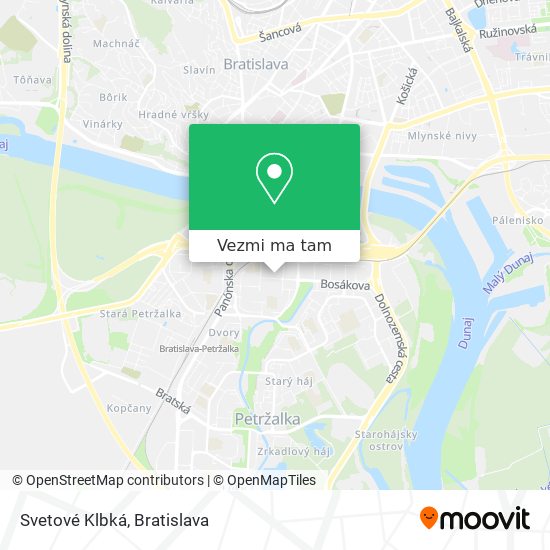 Svetové Klbká mapa