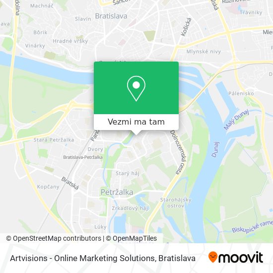 Artvisions - Online Marketing Solutions mapa