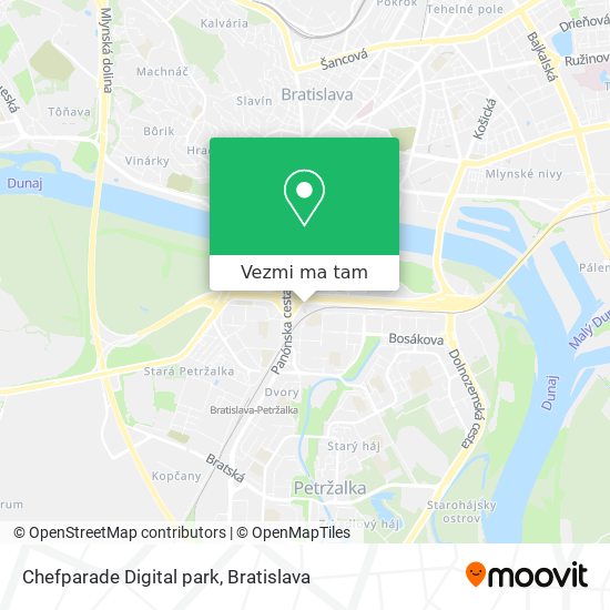 Chefparade Digital park mapa