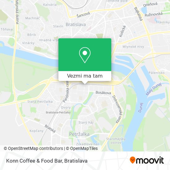 Konn Coffee & Food Bar mapa