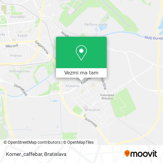 Korner_caffebar mapa