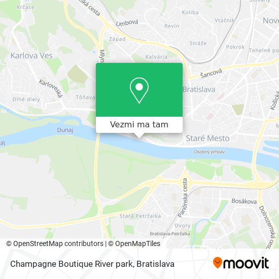 Champagne Boutique River park mapa