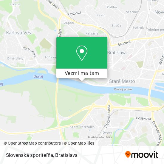 Slovenská sporiteľňa mapa