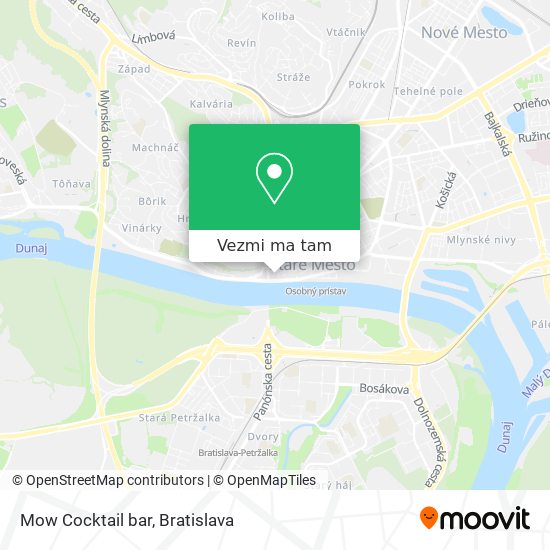 Mow Cocktail bar mapa