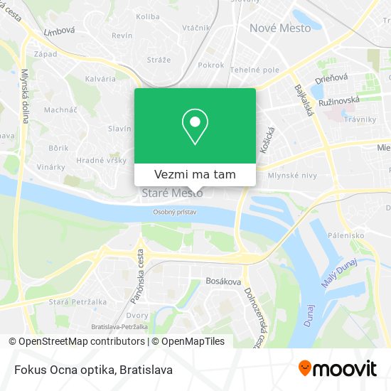 Fokus Ocna optika mapa