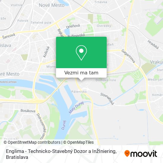 Englima - Technicko-Stavebný Dozor a InžIniering mapa