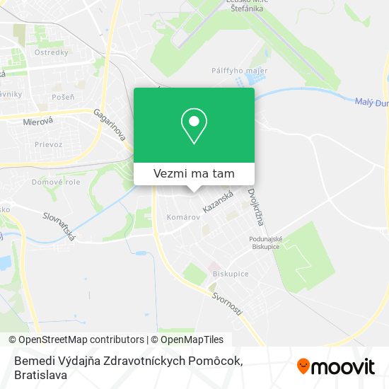 Bemedi Výdajňa Zdravotníckych Pomôcok mapa