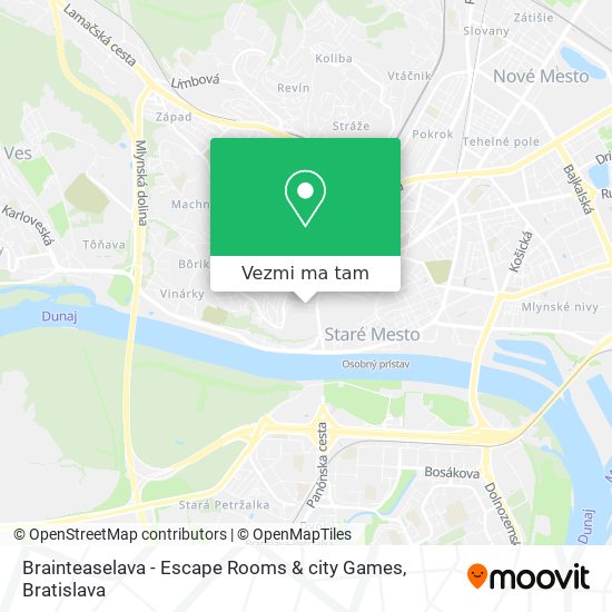 Brainteaselava - Escape Rooms & city Games mapa