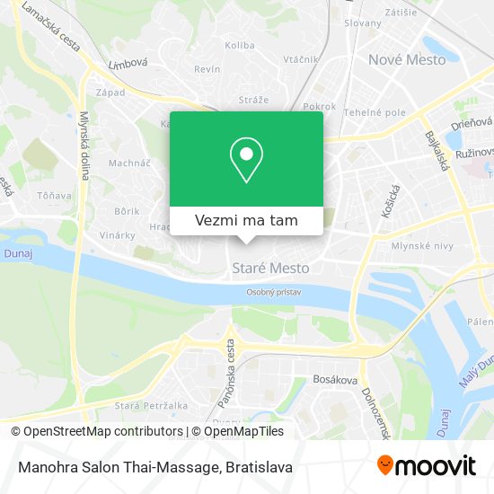 Manohra Salon Thai-Massage mapa