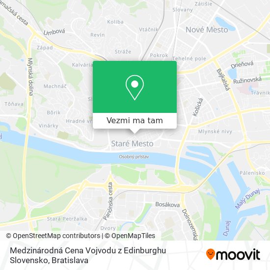 Medzinárodná Cena Vojvodu z Edinburghu Slovensko mapa