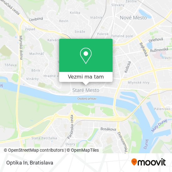 Optika In mapa