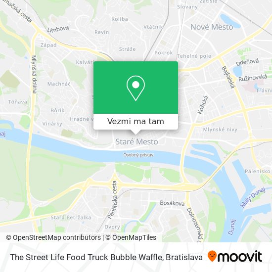 The Street Life Food Truck Bubble Waffle mapa
