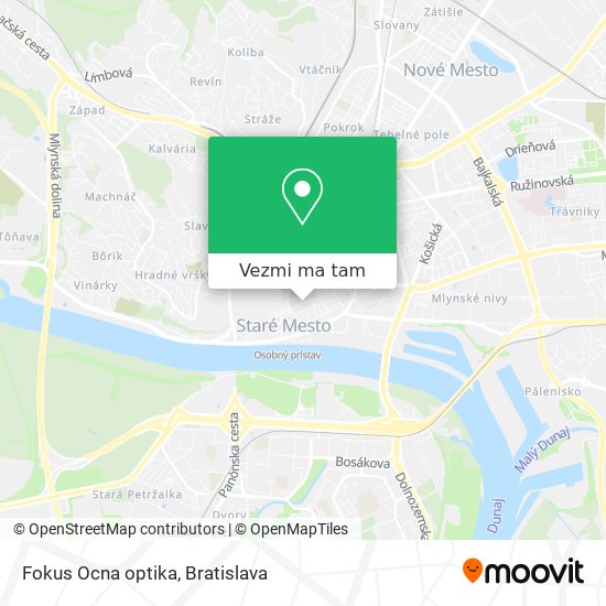 Fokus Ocna optika mapa