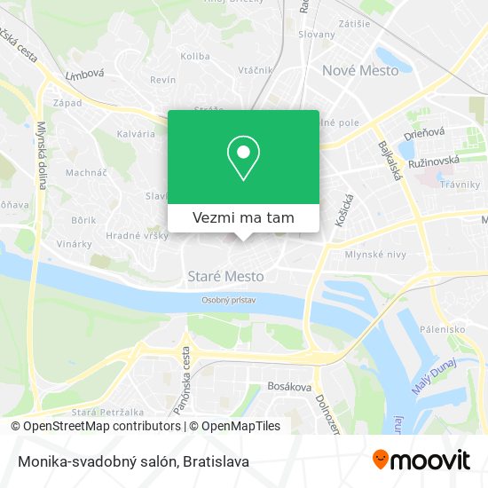 Monika-svadobný salón mapa