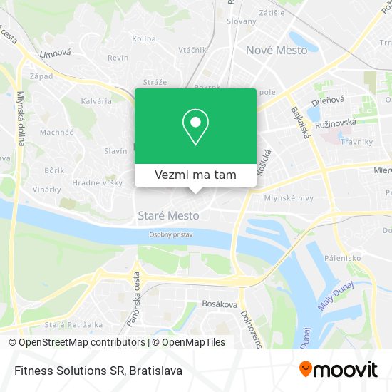 Fitness Solutions SR mapa