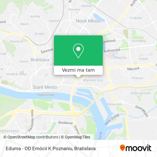 Eduma - OD Emócií K Poznaniu mapa