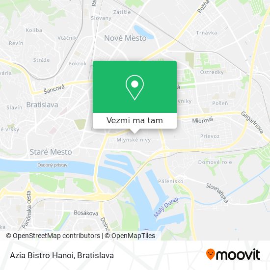 Azia Bistro Hanoi mapa