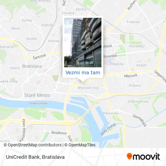 UniCredit Bank mapa