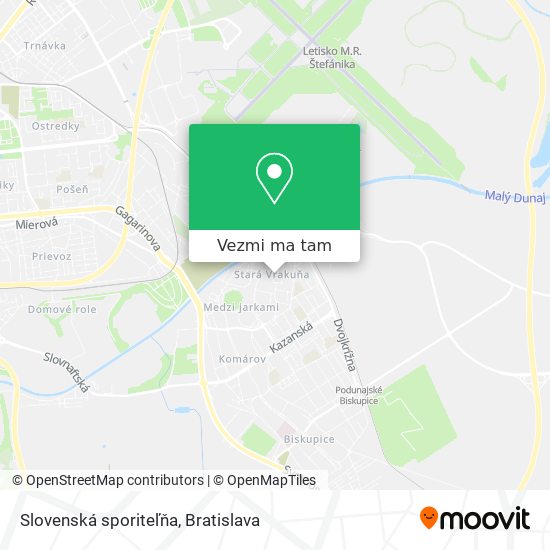 Slovenská sporiteľňa mapa