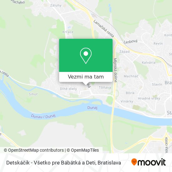 Detskáčik - Všetko pre Bábätká a Deti mapa