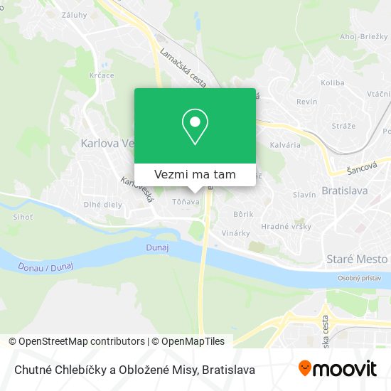 Chutné Chlebíčky a Obložené Misy mapa